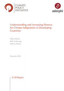 Understanding and Increasing Finance for Climate Adaptation in ...