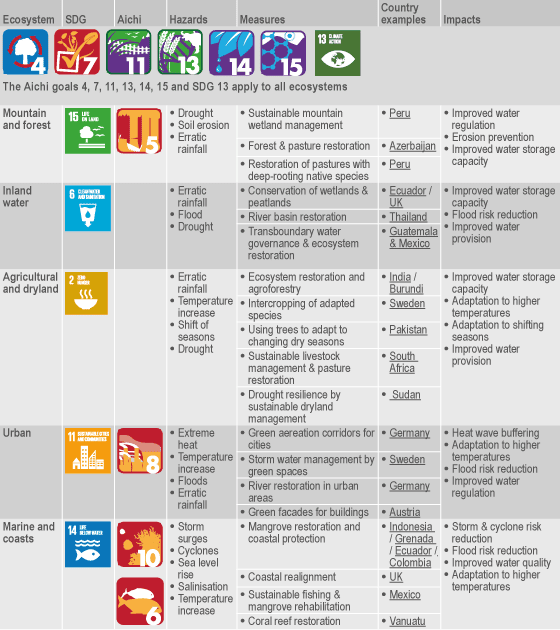Infographic EbA solutions