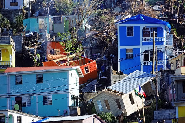 Destroyed houses