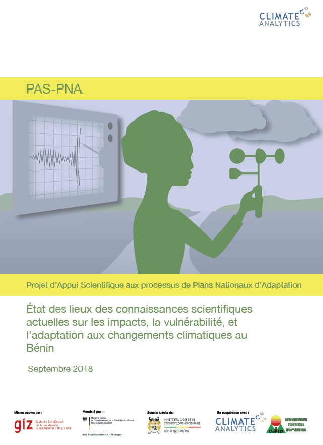 Etat des lieux connaissances scientifiques Benin