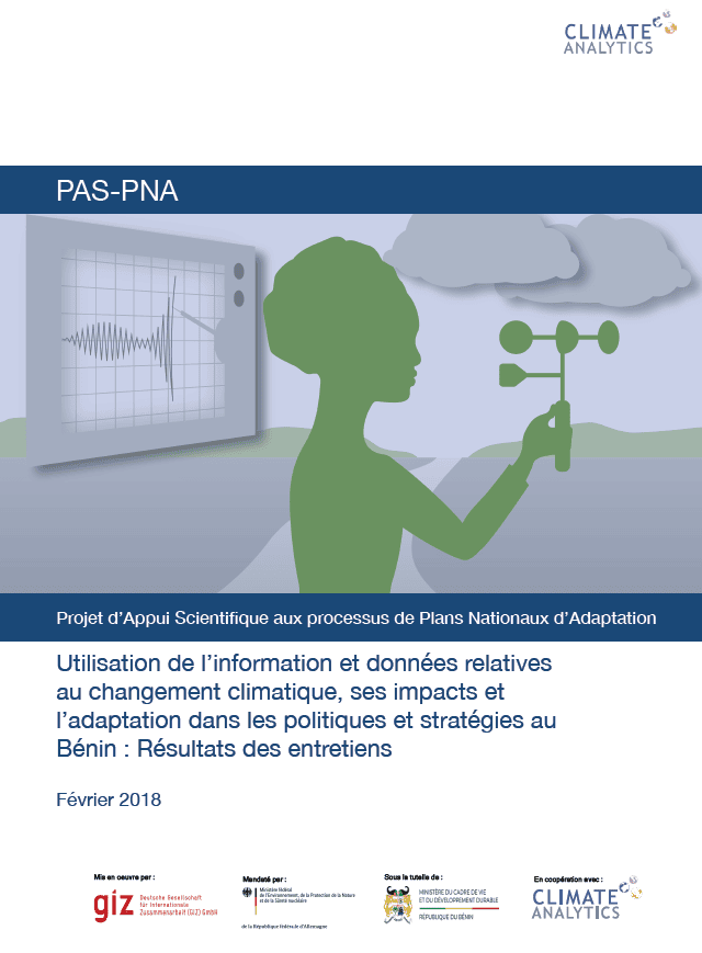 Utilisation information et donnees Benin