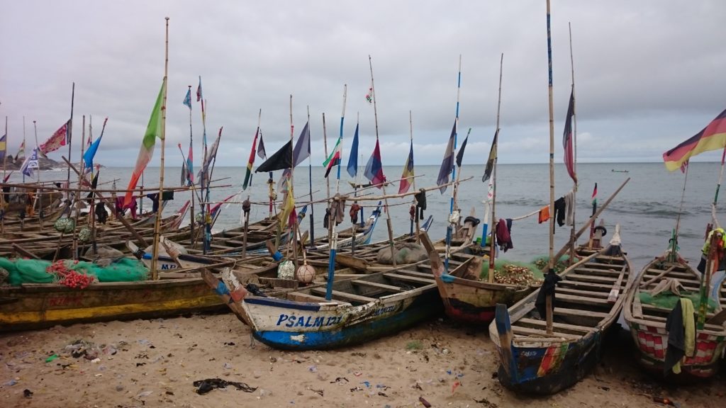 Boats in Ghana