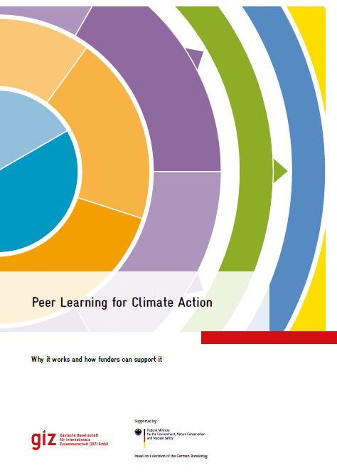 Titelpage of the publication Peer Learning for Climate Action